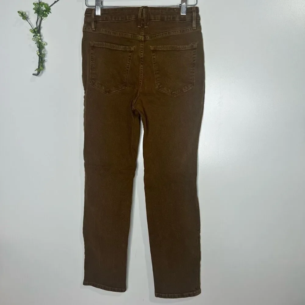 Good American Jeans Bronze Brown Sz 6/28